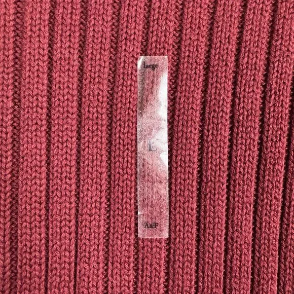 Abercrombie And Fitch‎ Turtle Neck Sweater Women’s Large Red Muscle Preppy NWT - Picture 2 of 7